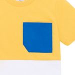 Camiseta-manga-corta-para-bebe-niño-Ropa-bebe-nino-Amarillo