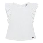 Camisa-manga-corta-para-bebe-niña-Ropa-bebe-nina-Cafe