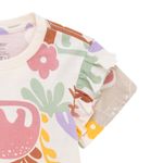 Camiseta-manga-corta-para-bebe-niña-Ropa-bebe-nina-Cafe