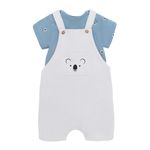 Conjunto-corto-para-recien-nacido-niño-Ropa-recien-nacido-nino-Gris