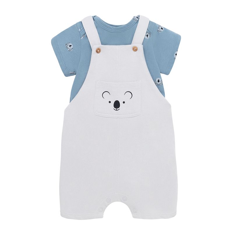Conjunto-corto-para-recien-nacido-niño-Ropa-recien-nacido-nino-Gris
