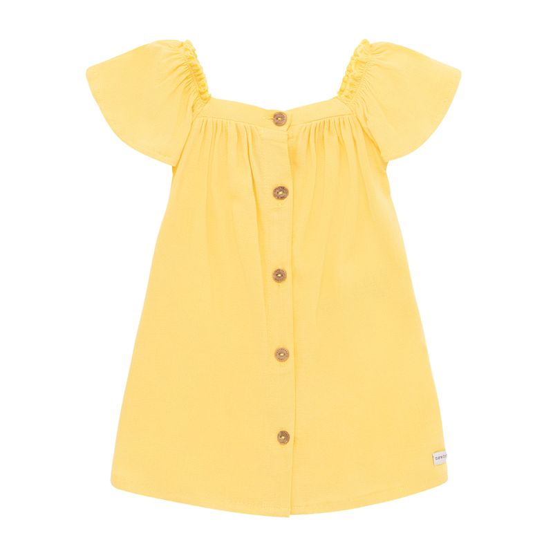 Conjunto-corto-para-recien-nacida-niña-Ropa-recien-nacido-nina-Amarillo