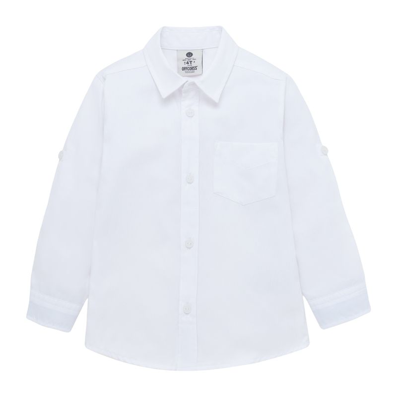 Camisa blanca manga larga para niña online