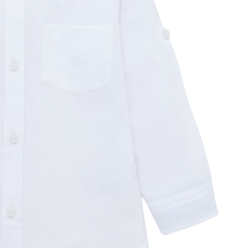 Camisa-manga-larga-para-bebe-niño-Ropa-bebe-nino-Blanco