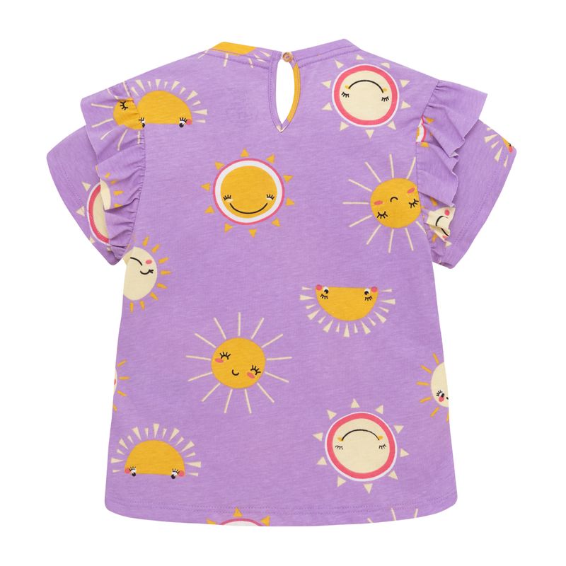 Camiseta-manga-corta-para-bebe-niña-Ropa-bebe-nina-Morado