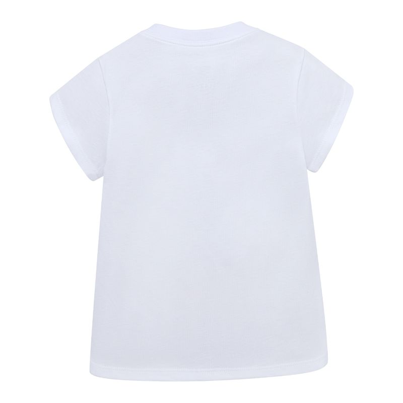 Camiseta-manga-corta-para-bebe-niña-Ropa-bebe-nina-Blanco