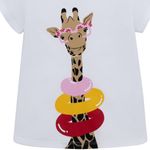 Camiseta-manga-corta-para-bebe-niña-Ropa-bebe-nina-Blanco
