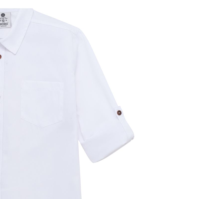Camisa-manga-larga-para-niño-Ropa-nino-Blanco