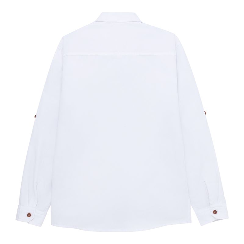 Camisa-manga-larga-para-niño-Ropa-nino-Blanco