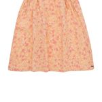 Vestido-manga-corta-para-niña-Ropa-nina-Naranja