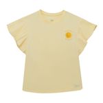 Camiseta-manga-corta-para-niña-Ropa-nina-Amarillo