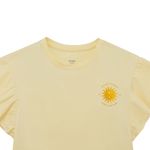 Camiseta-manga-corta-para-niña-Ropa-nina-Amarillo