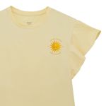 Camiseta-manga-corta-para-niña-Ropa-nina-Amarillo