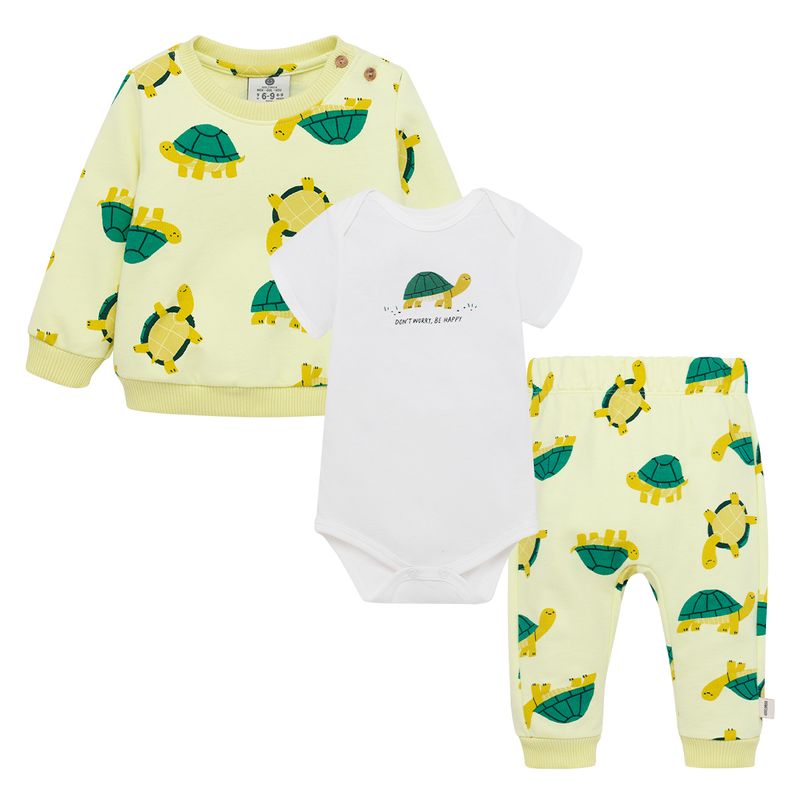 Conjunto-largo-para-recien-nacido-niño-Ropa-recien-nacido-nino-Verde