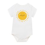 Body-manga-corta-para-recien-nacidos-unisex-Ropa-recien-nacido-nino-Gris