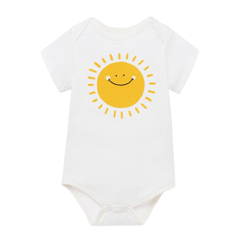 Body-manga-corta-para-recien-nacidos-unisex-Ropa-recien-nacido-nino-Gris