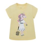 Camiseta-manga-corta-para-bebe-niña-Ropa-bebe-nina-Amarillo