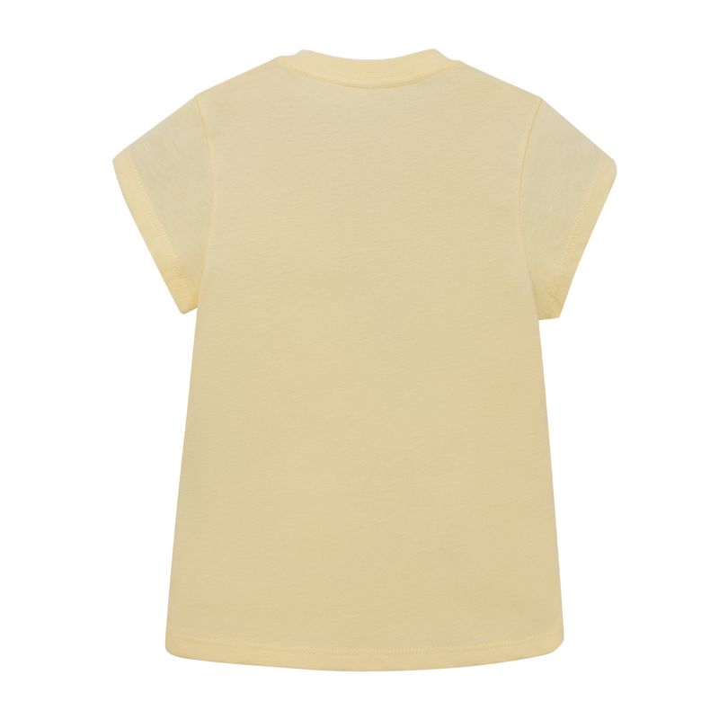 Camiseta-manga-corta-para-bebe-niña-Ropa-bebe-nina-Amarillo