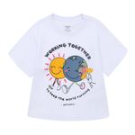 Camiseta-manga-corta-para-bebe-niña-Ropa-bebe-nina-Blanco