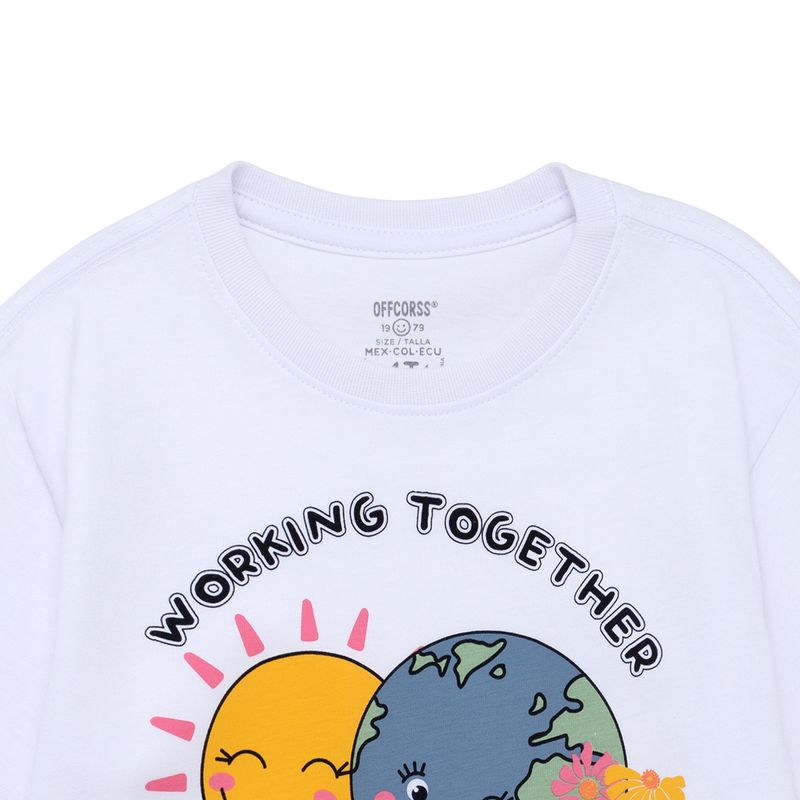 Camiseta-manga-corta-para-bebe-niña-Ropa-bebe-nina-Blanco