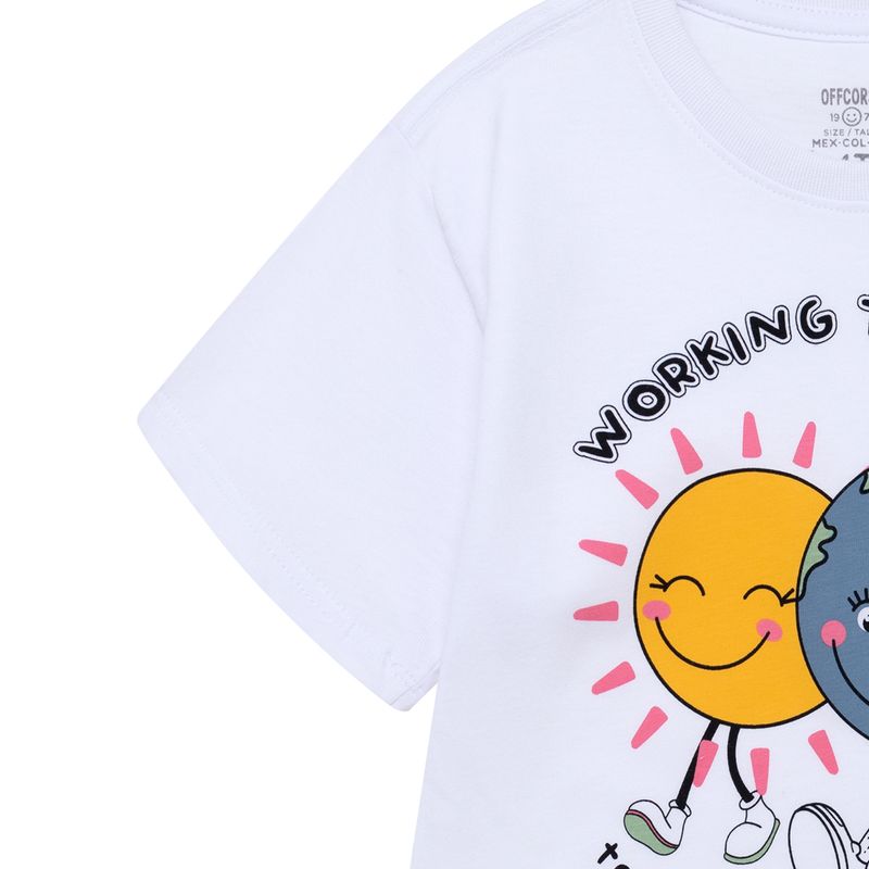 Camiseta-manga-corta-para-bebe-niña-Ropa-bebe-nina-Blanco
