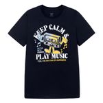 Camiseta-manga-corta-para-niño-Ropa-nino-Negro