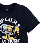 Camiseta-manga-corta-para-niño-Ropa-nino-Negro