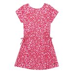 Vestido-manga-corta-para-niña-Ropa-nina-Rosado