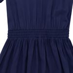 Vestido-manga-corta-para-niña-Ropa-nina-Azul