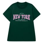 Camiseta-manga-corta-para-niña-Ropa-nina-Verde