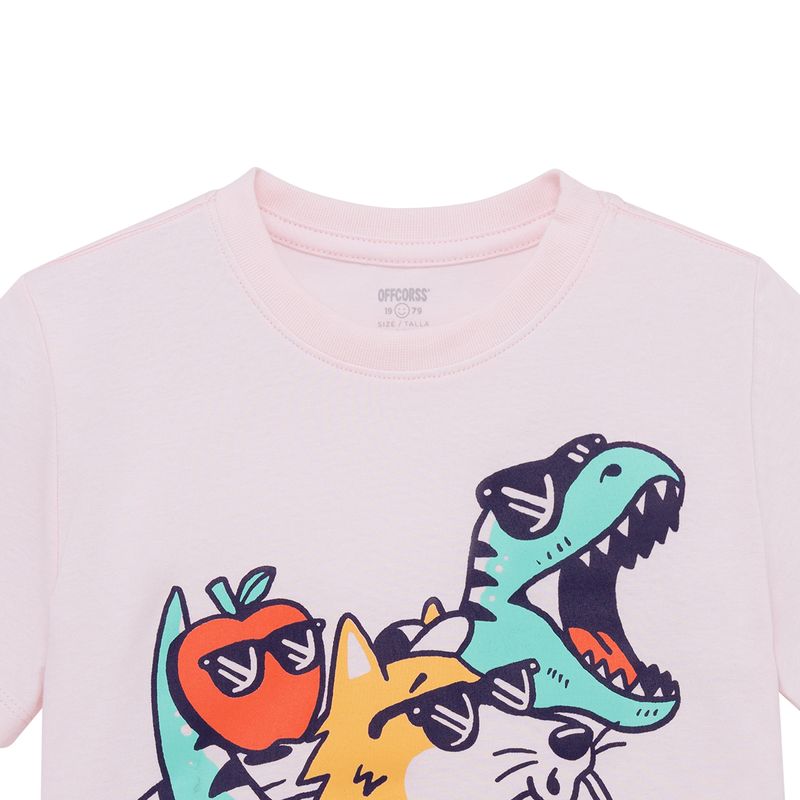 Camiseta-manga-corta-para-bebe-niño-Ropa-bebe-nino-Rosado