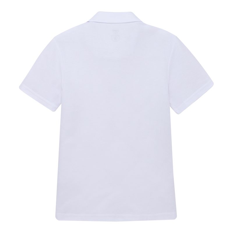 Camiseta-tipo-polo-para-niño-Ropa-nino-Blanco