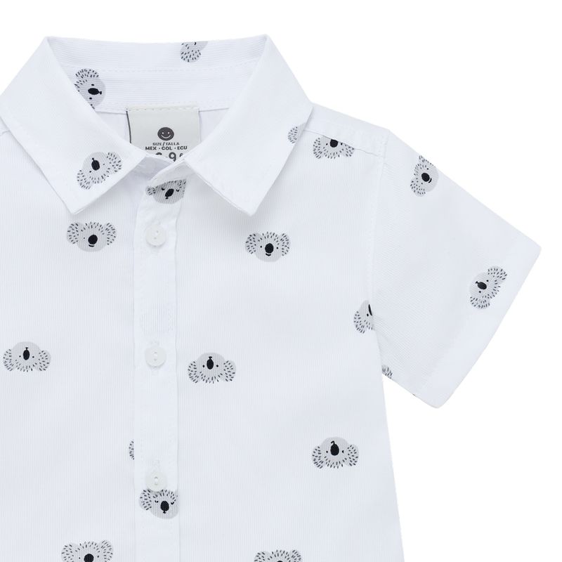 Body-manga-corta-para-recien-nacido-niño-Ropa-recien-nacido-nino-Blanco