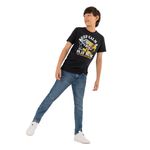 Camiseta-manga-corta-para-niño-Ropa-nino-Negro