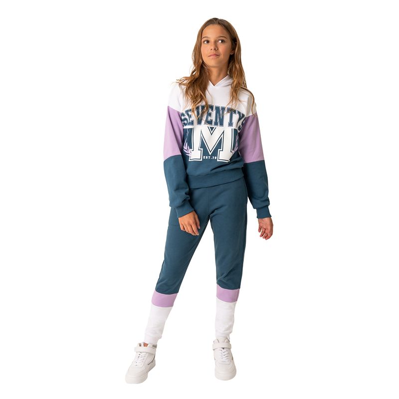 Pantalon-de-sudadera-para-niña-Ropa-nina-Azul