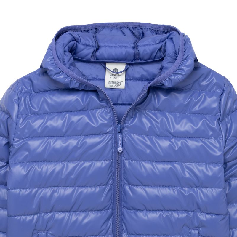 Chaqueta-acolchada-con-bolsa-para-guardarla-para-niña-Ropa-nina-Morado