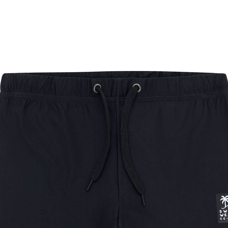 Pantaloneta-tipo-boxer-con-cordon-funcional-para-niño-Ropa-nino-Negro