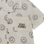 Camisa-manga-corta-con-bolsillo-para-bebe-niño-Ropa-bebe-nino-Cafe