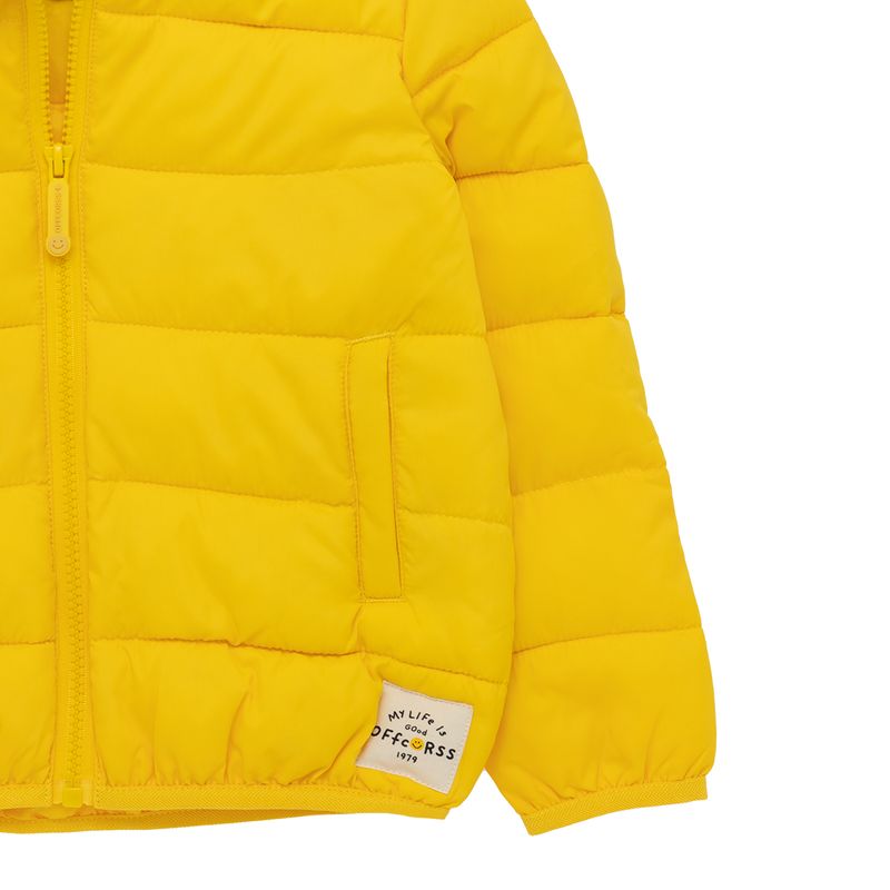 Chaqueta-acolchada-con-bolsa-para-guardarla-para-bebe-niño-Ropa-bebe-nino-Amarillo
