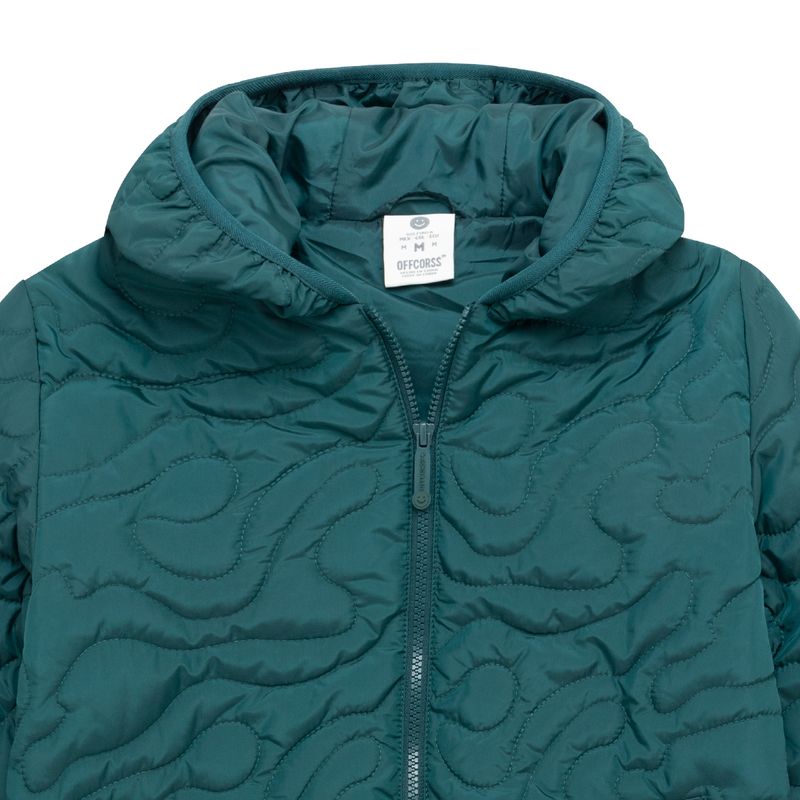 Chaqueta-acolchada-con-bolsa-para-guardarla-para-niño-Ropa-nino-Verde