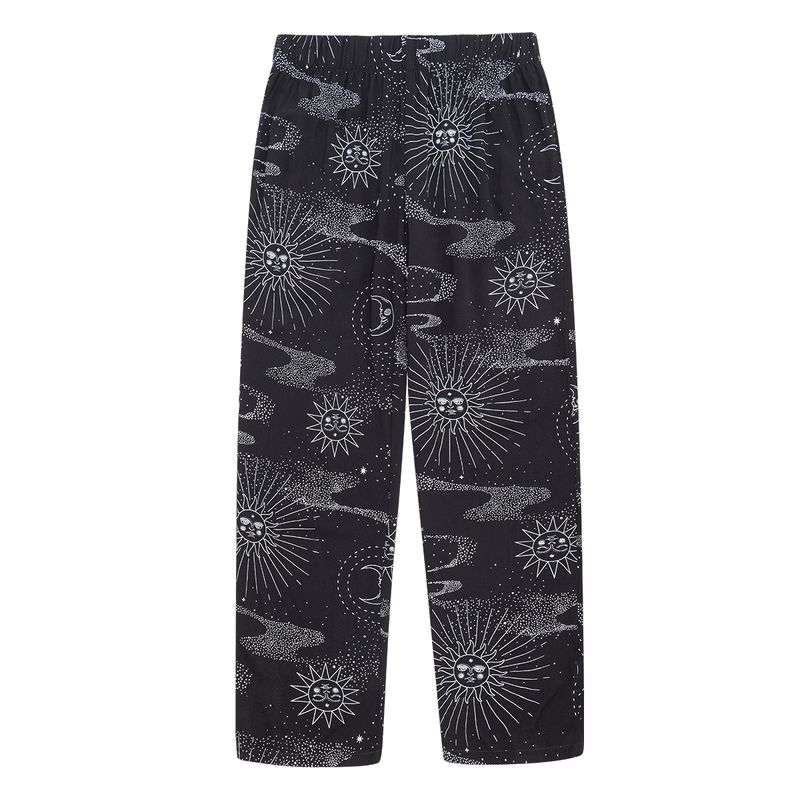 Conjunto-pijama-de-camiseta-manga-corta-pantalon-largo-para-niña-Ropa-nina-Gris