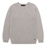 Sueter-tejido-para-niño-Ropa-nino-Gris