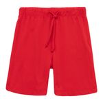 Conjunto-pijama-de-camiseta-manga-corta-bermuda-para-bebe-niño-Ropa-bebe-nino-Rojo