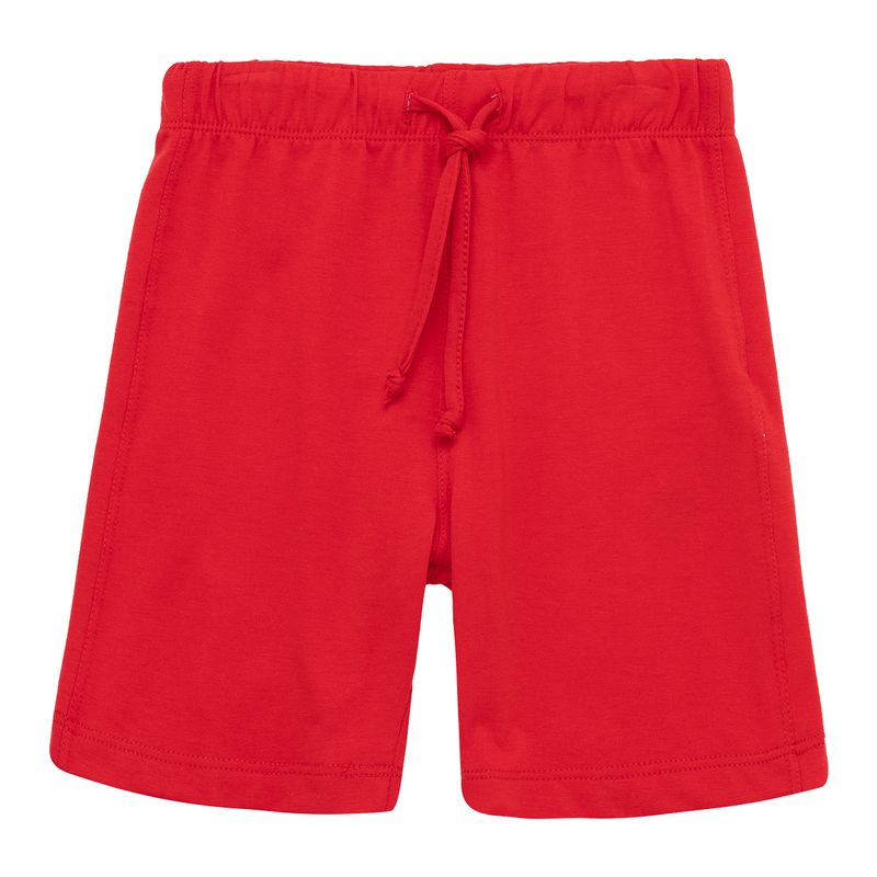 Conjunto-pijama-de-camiseta-manga-corta-bermuda-para-bebe-niño-Ropa-bebe-nino-Rojo