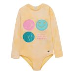 Vestido-de-baño-entero-manga-larga-para-bebe-niña-Ropa-bebe-nina-Amarillo