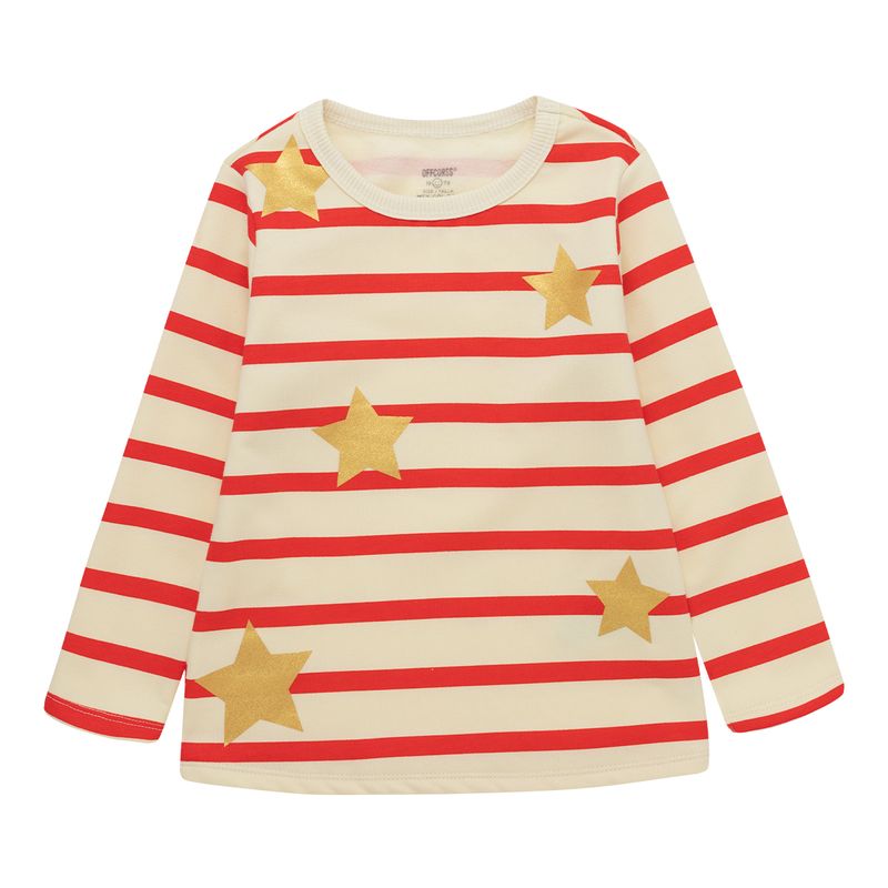 Conjunto-pijama-de-camiseta-manga-larga-pantalon-de-sudadera-para-bebe-niña-Ropa-bebe-nina-Rojo