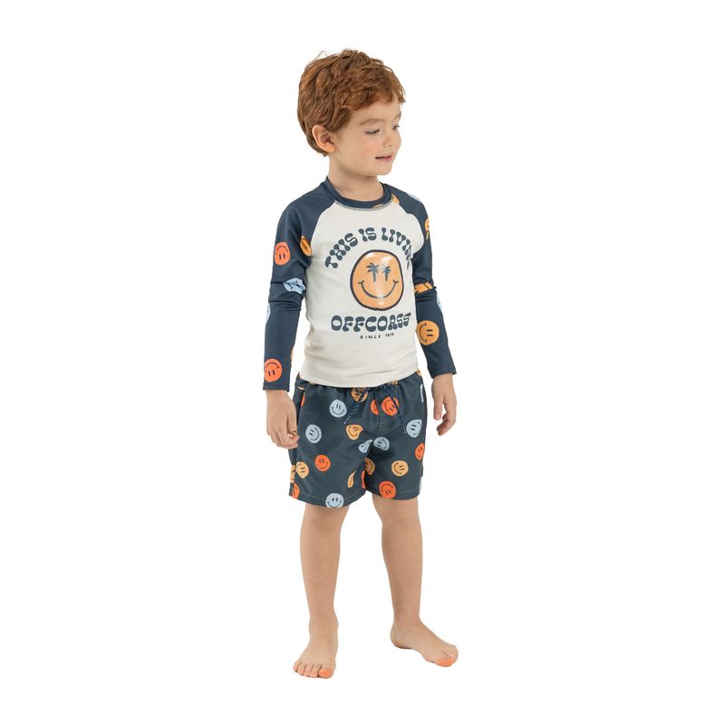 Bermuda-de-baño-con-cordon-funcional-para-bebe-niño-Ropa-bebe-nino-Azul