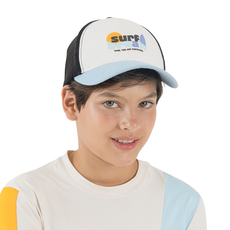 Gorra-con-horma-convencional-para-niño-Accesorios-Gris