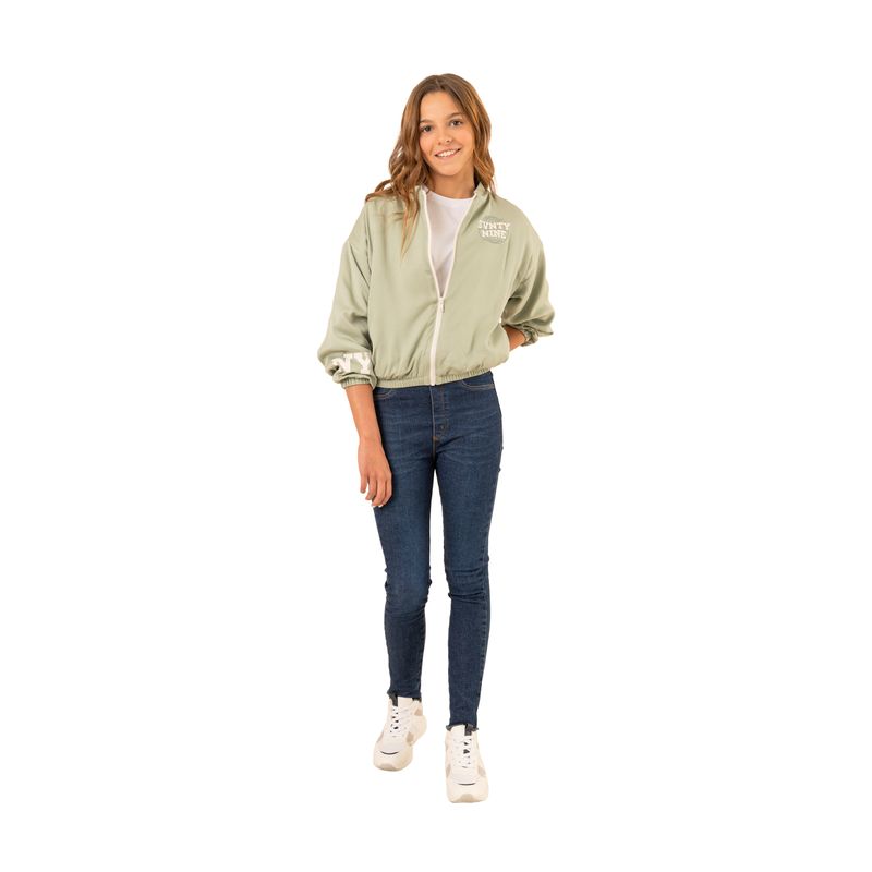 Chaqueta-para-niña-Ropa-nina-Verde