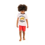 Conjunto-pijama-de-camiseta-manga-corta-bermuda-para-bebe-niño-Ropa-bebe-nino-Rojo